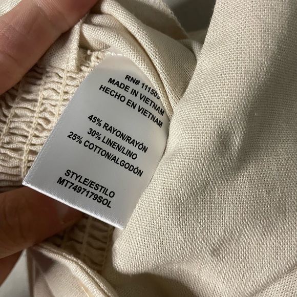 NWT OLM Halter Linen Blend Vest - Picture 6 of 8